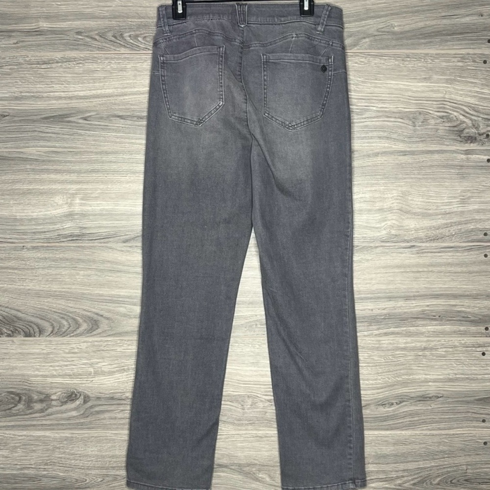 Democracy Grey Straight Leg Jeans Size 10-READ - Picture 4 of 8